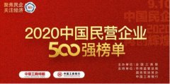 雅鹿集团成功入围2020中国民营企业500强榜单